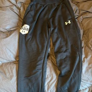 Under Armour women’s small UAA (basketball) pants but are just sweatpants